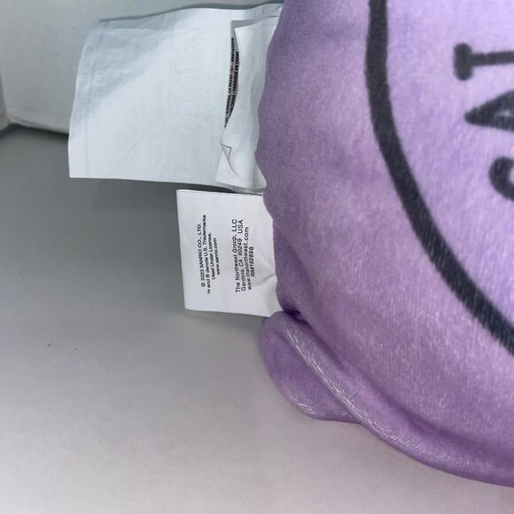 Sanrio ChocoCat Pillow. 13in x 13in Purple Hello Kitty - Picture 6 of 7